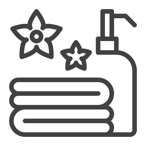 Beach Towels, Shampoo Shower Jel